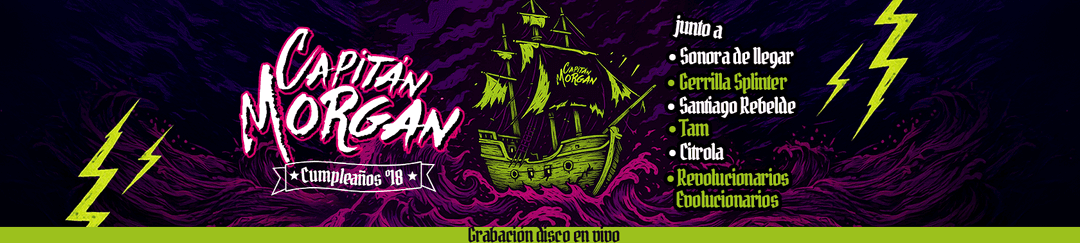 CAPITAN MORGAN 18 AÑOS