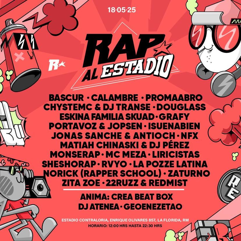 RAP AL ESTADIO
