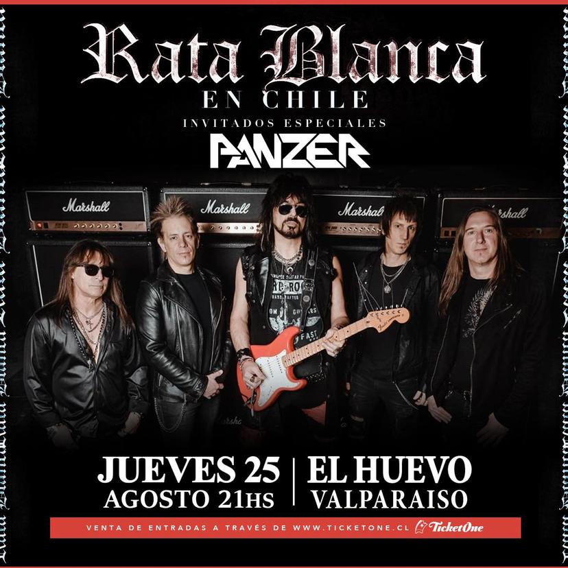 RATA BLANCA EN VALPARAISO