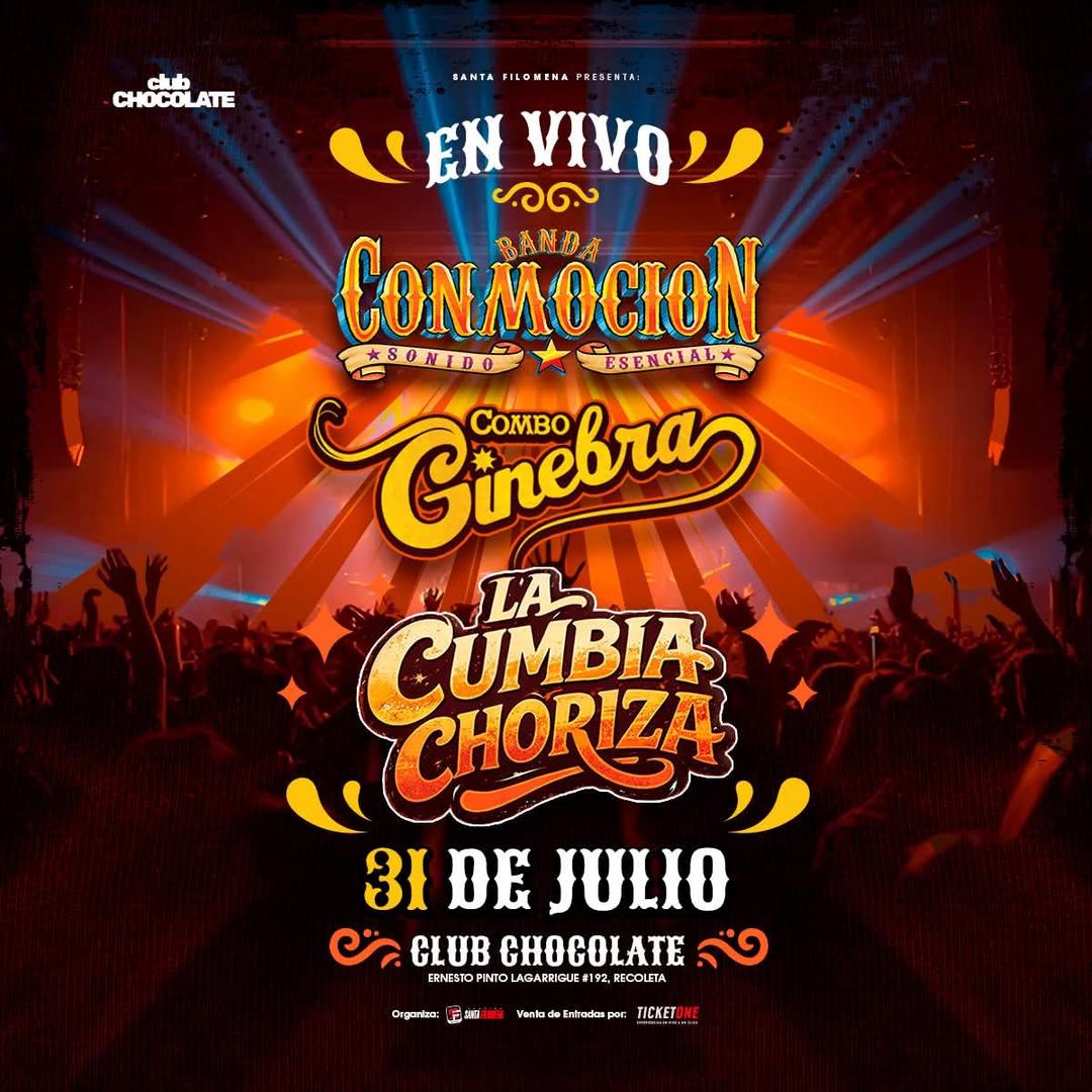 CONMOCIÓN / COMBO GINEBRA / CUMBIA CHORIZA