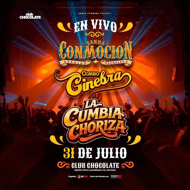 CONMOCIÓN / COMBO GINEBRA / CUMBIA CHORIZA