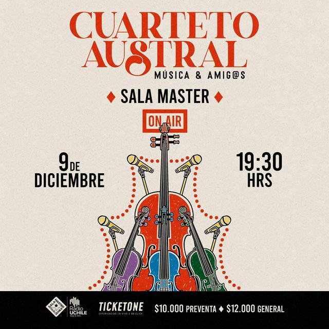 CUARTETO AUSTRAL & SALA MASTER
