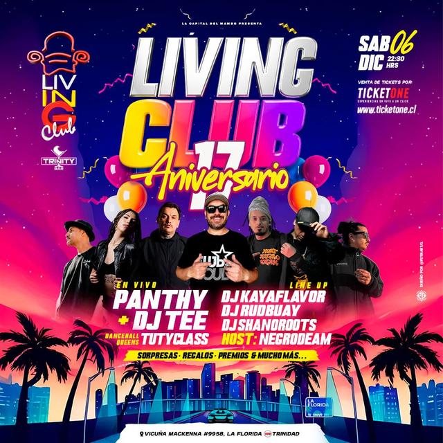 LIVING CLUB "17" ANIVERSARIO 