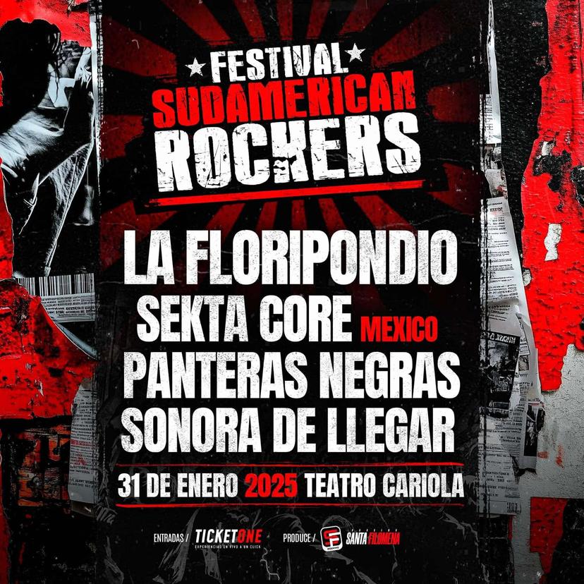 Festival Sudamérican Rockers Promocion  2x1