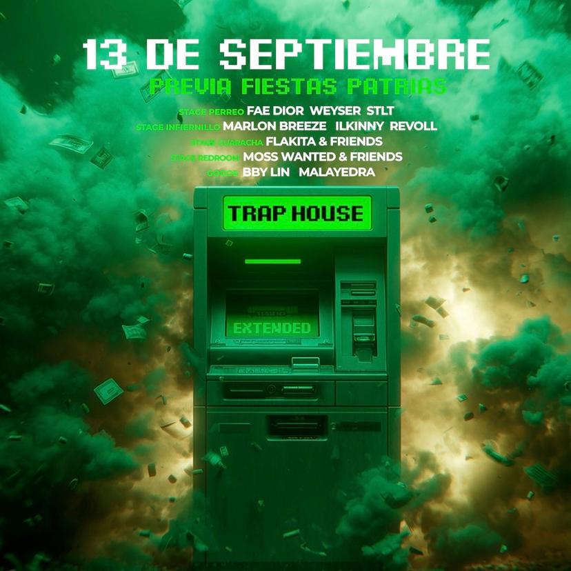 TRAPHOUSE SABADO 13 SEPTIEMBRE