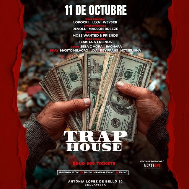 TRAPHOUSE 11 OCTUBRE