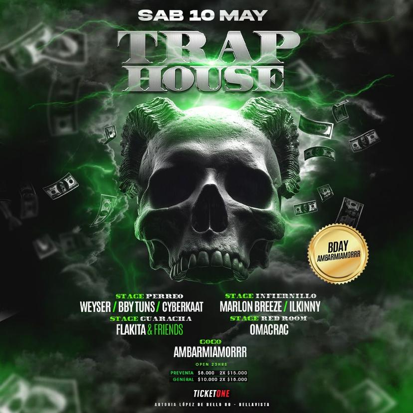 TRAPHOUSE SAB 10 MAYO