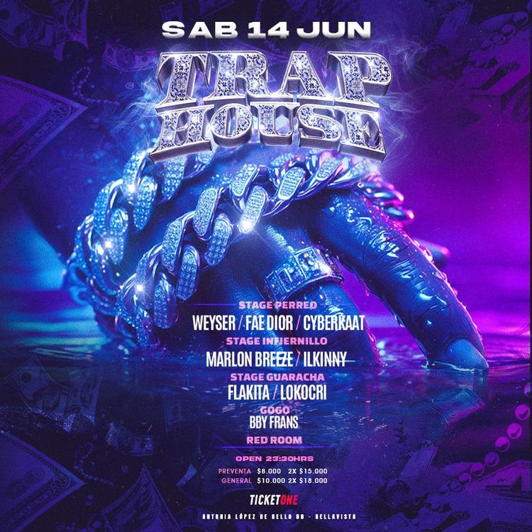 TRAPHOUSE SABADO 14 