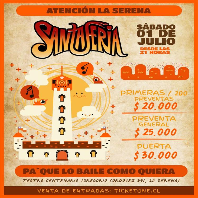 Santaferia en Teatro Centenario de La Serena