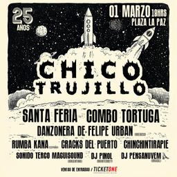 Chico Trujillo - 25 años - Plaza La Paz