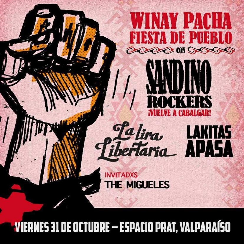 WIÑAY PACHA FIESTA DE PUEBLO. VALPARAÍSO.
