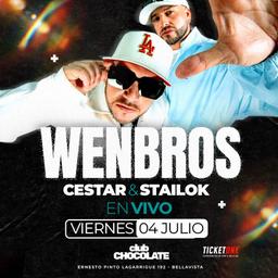 WenBros en Vivo – 4 de Julio en Club Chocolate