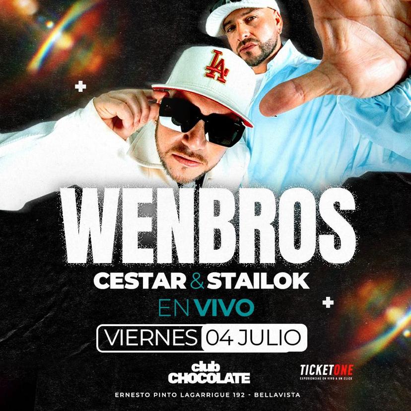 WenBros en Vivo – 4 de Julio en Club Chocolate