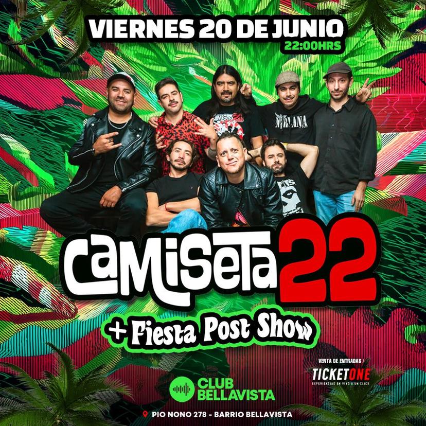 CAMISETA 22 EN CLUB BELLAVISTA