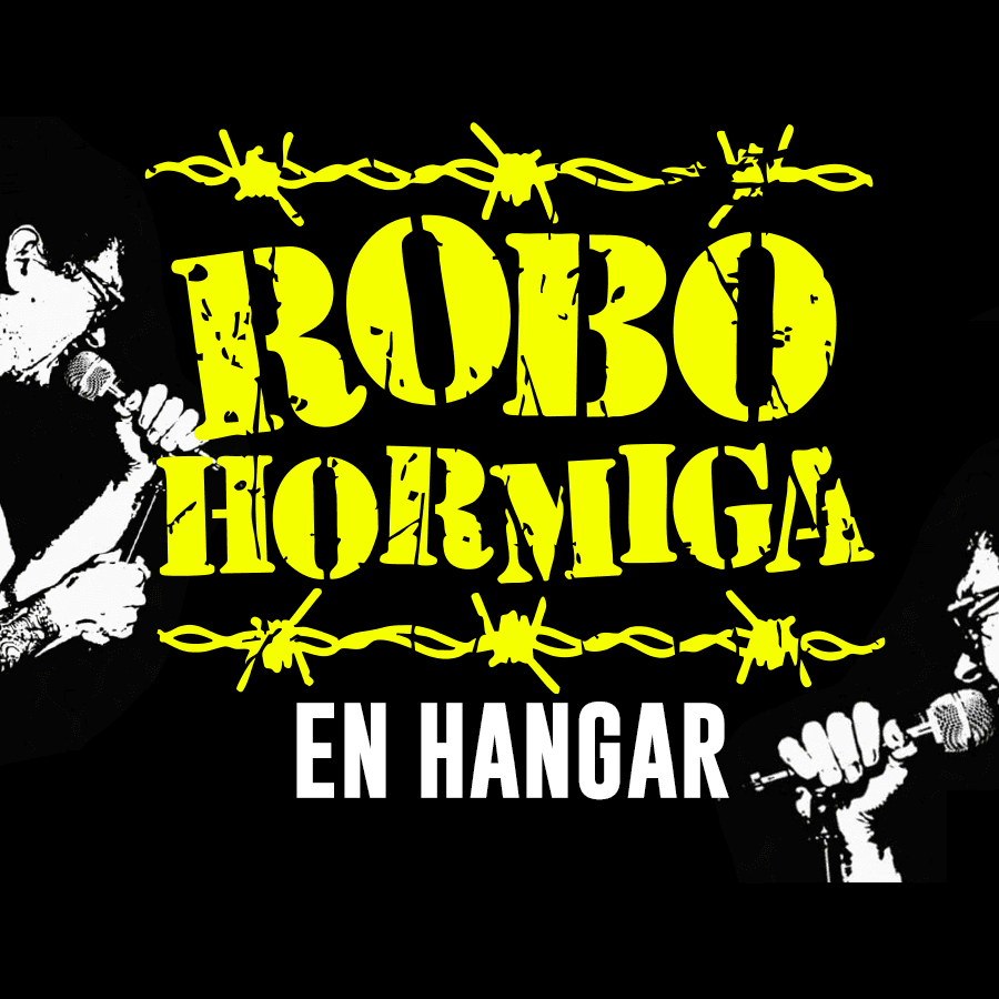 ROBO HORMIGA EN EL HANGAR