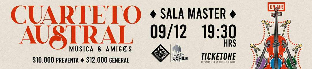 CUARTETO AUSTRAL & SALA MASTER