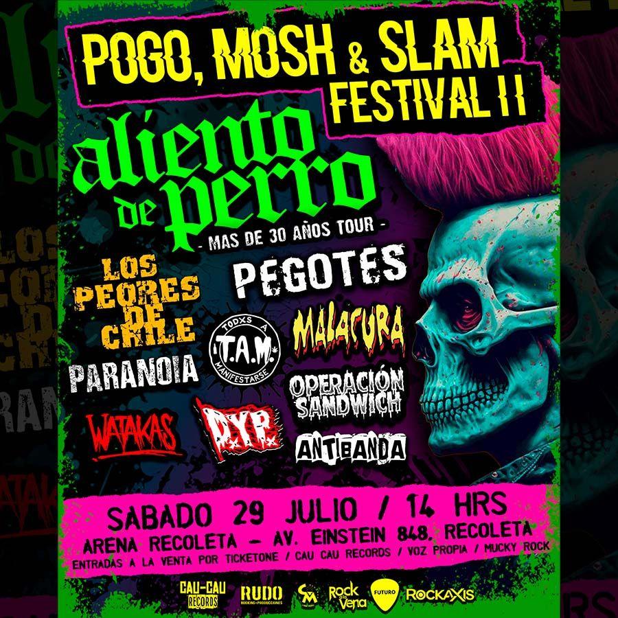 Pogo, Mosh & Slam Festival: Aliento de Perro en Santiago 